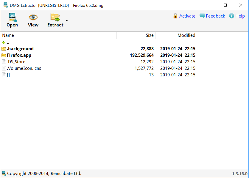 extract dmg files on windows
